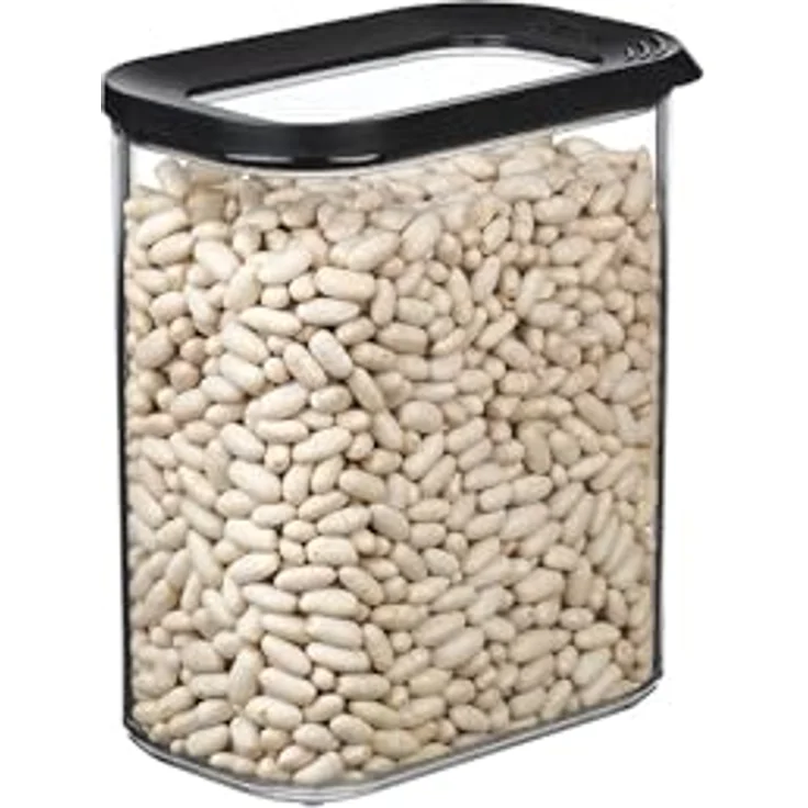 Mepal Modula Vorratsdosen Spar-Set 4-tlg., Frischhaltedosen 1500 ml für trockene Lebensmittel, Nordic Black – Bild 2