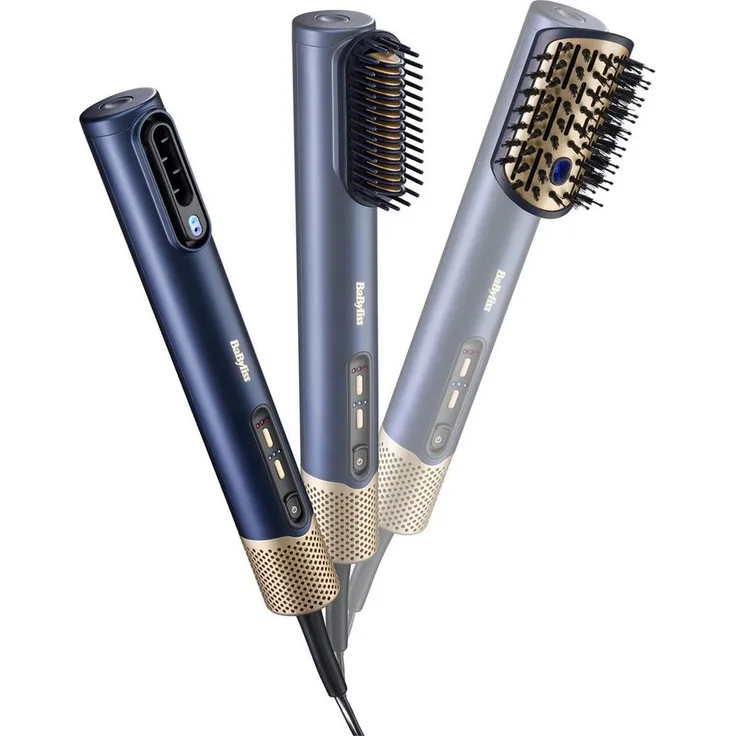 BaByliss Glätt- und Lockenstab AS6550E, leistungsstarker Haartrockner, Warm- und Kaltluft