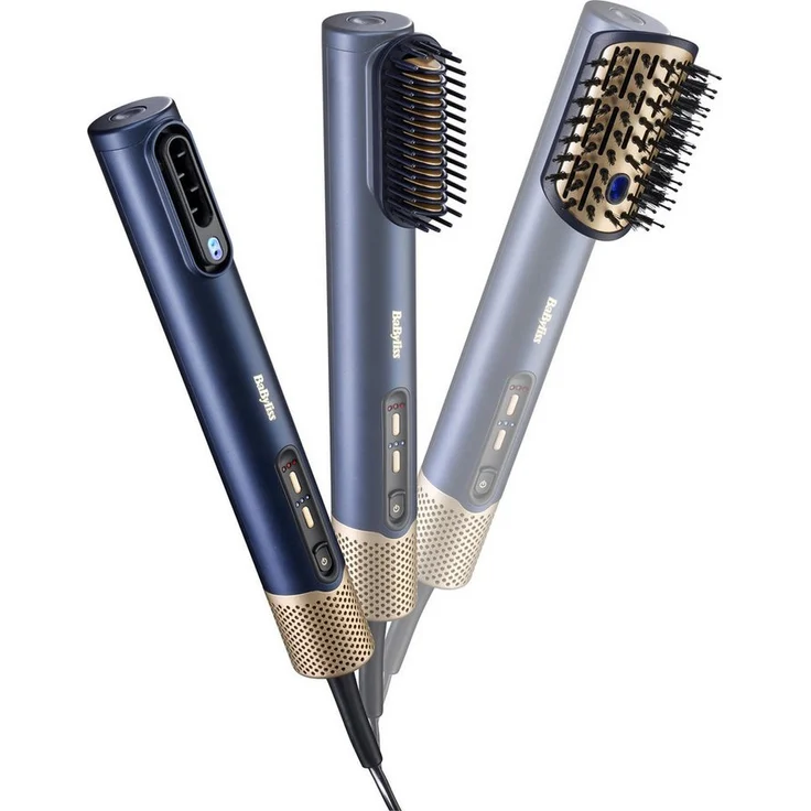 BaByliss Glätt- und Lockenstab AS6550E, leistungsstarker Haartrockner, Warm- und Kaltluft – Bild 1