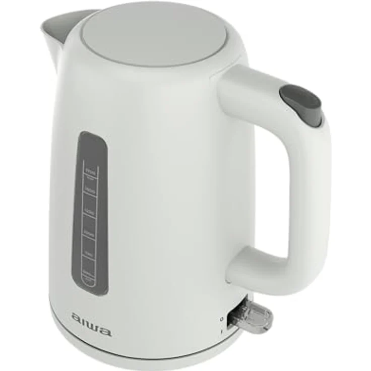 AIWA MIZUCHI AKT-2000 Wasserkocher, 1,7L, 2200W, kabellos, 360°-Sockel, Strix-System, abnehmbarer Filter, BPA-frei, weiß – Bild 2