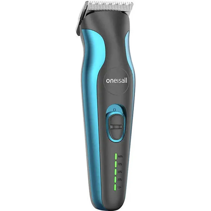 Oneisall DTJ-002 Haustiertrimmer mit 2500-mAh-Akku und 6 Kammaufsätzen