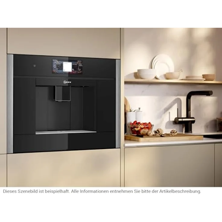 Neff N 90, Built-In Fully Automatic Coffee Machine, Stainless steel, CL4TT11N0, Kaffeevollautomat, Schwarz – Bild 3