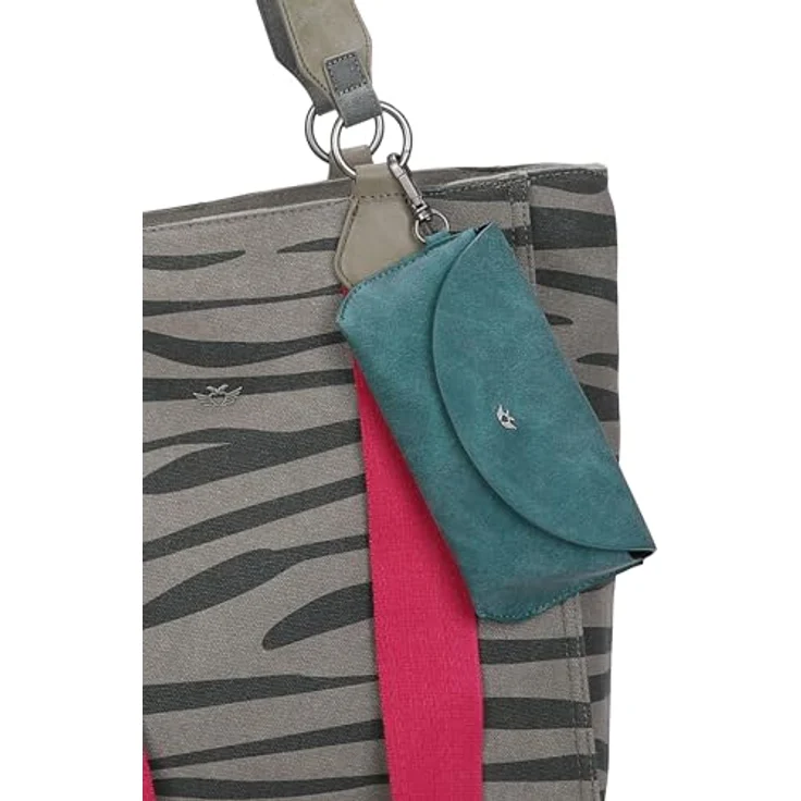 Fritzi aus Preußen Izzy02 Canvas Shopper Tasche, 32 cm x 11 cm x 38.5 cm, grau, 100% Baumwolle – Bild 9