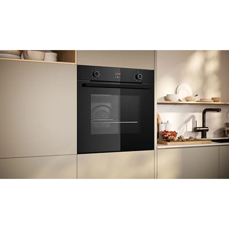 Neff Backofen-Set B1CCC0AK3 + T16SBN1L0, Einbau-Backofen mit CircoTherm®, 71 l Volumen, Elektrokochfeld mit 4 Kochzonen, Schwarz – Bild 8