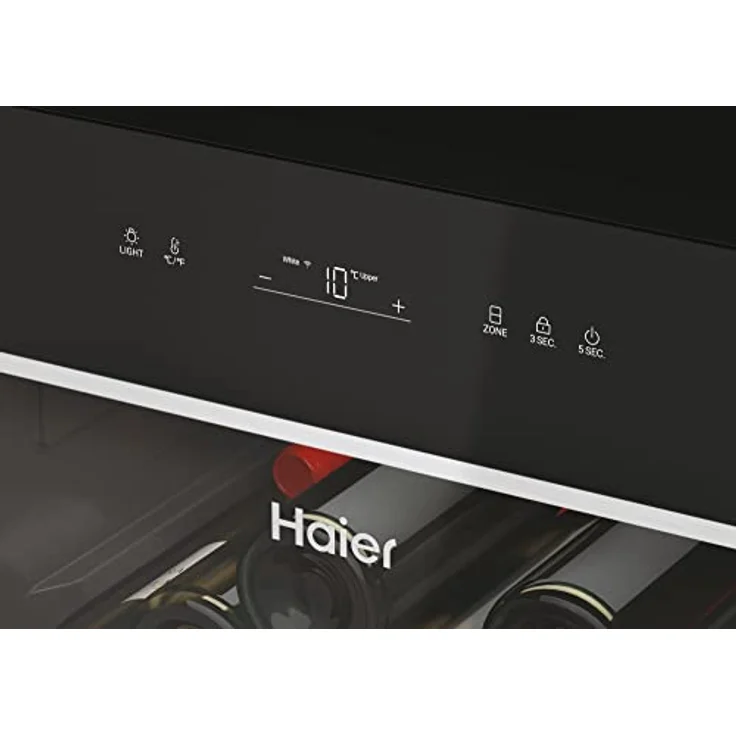 Haier WINEBANK 60 SERIE 7 HWS236GDEH1 Weinkühlschrank / 236 Flaschen / 190 cm Höhe/Wi-Fi/Dual Zone/Natürliches Luftstromsystem/UV-undurchlässige Glastür, Schwarz - Preisvergleich – Bild 3