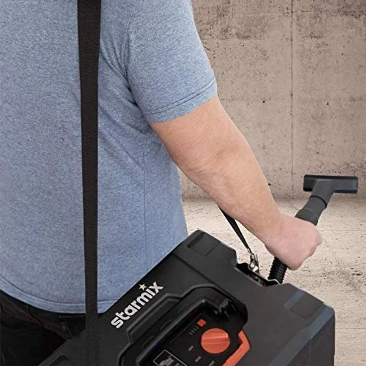 Starmix Akkusauger Quadrix L 18V (ohne Akkupack/Ladegerät), Leichter und kompakter Sauger für mobilen Einsatz (18 V, 7,5 L) – Bild 5