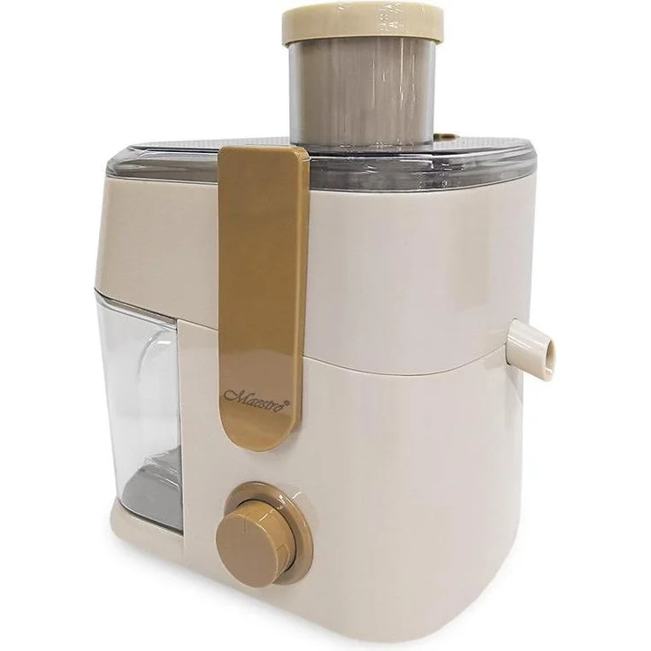 Maestro MR-800 Entsafter, 700W, beige, mit 2 Geschwindigkeitsstufen und 950 ml Abfallbehälter