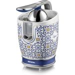 Ariete 413, Capri Zitruspresse mit Hebel, 2 Kegel, tropffreier Ausguss, leiser Motor, Metallgehäuse