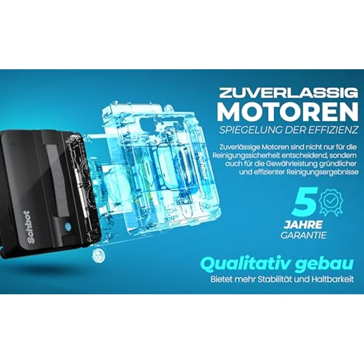 Schbot Wind X3, Fensterreiniger mit leistungsstarkem Reinigungssystem, Schwarz – Bild 4
