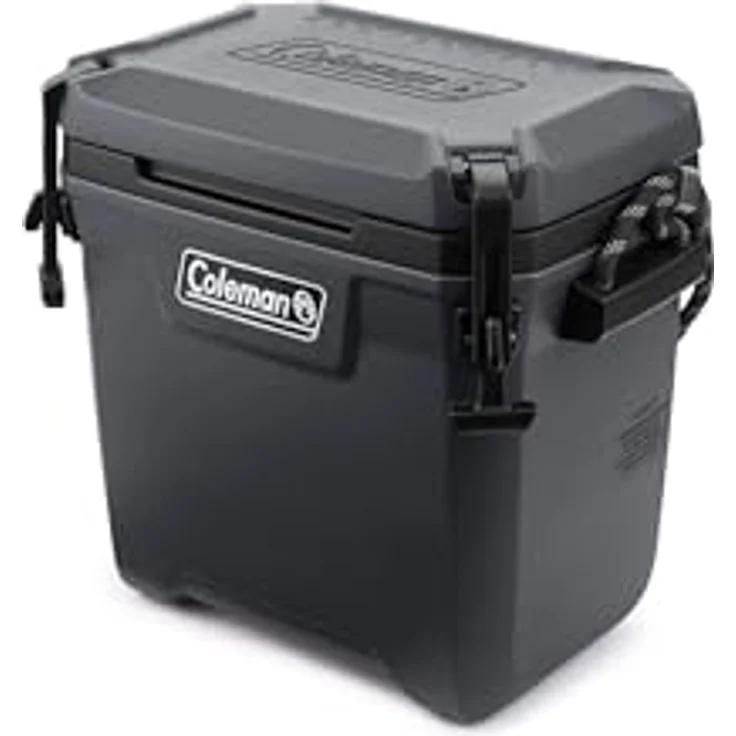Coleman Convoy 28 QT, Kühlbox (29 l) mit antimikrobieller Innenbeschichtung, grau, bis zu 72 Stunden Kühlwirkung, integrierter Flaschenöffner – Bild 16