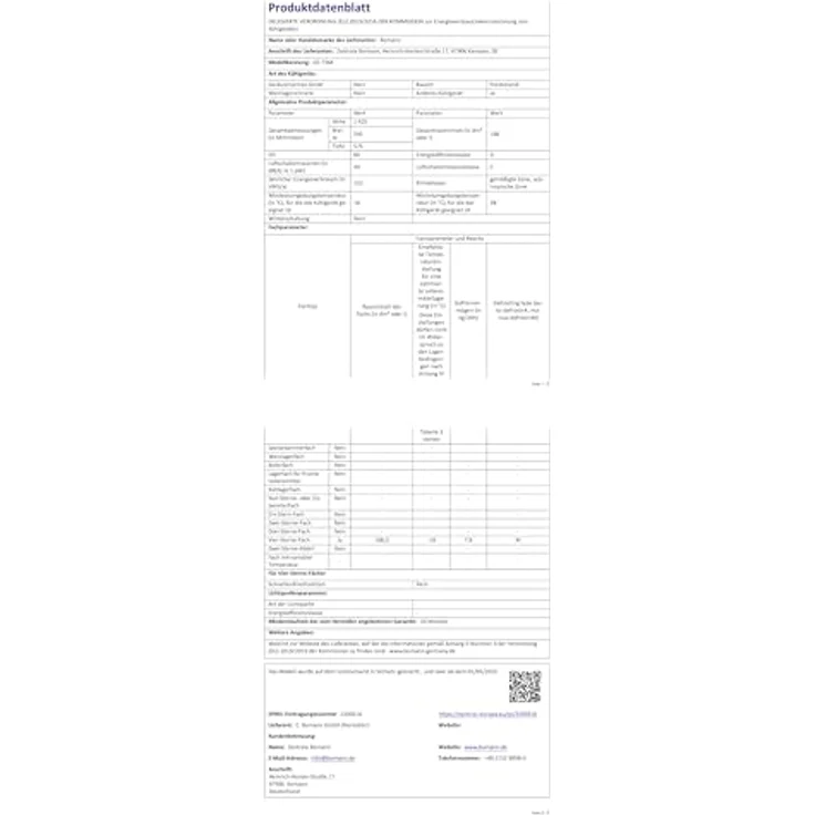 Bomann® Gefrierschrank GS 7364, 143 cm, 168L, 4 Sterne, wechselbarer Türanschlag, leise, schwarz-inox – Bild 8