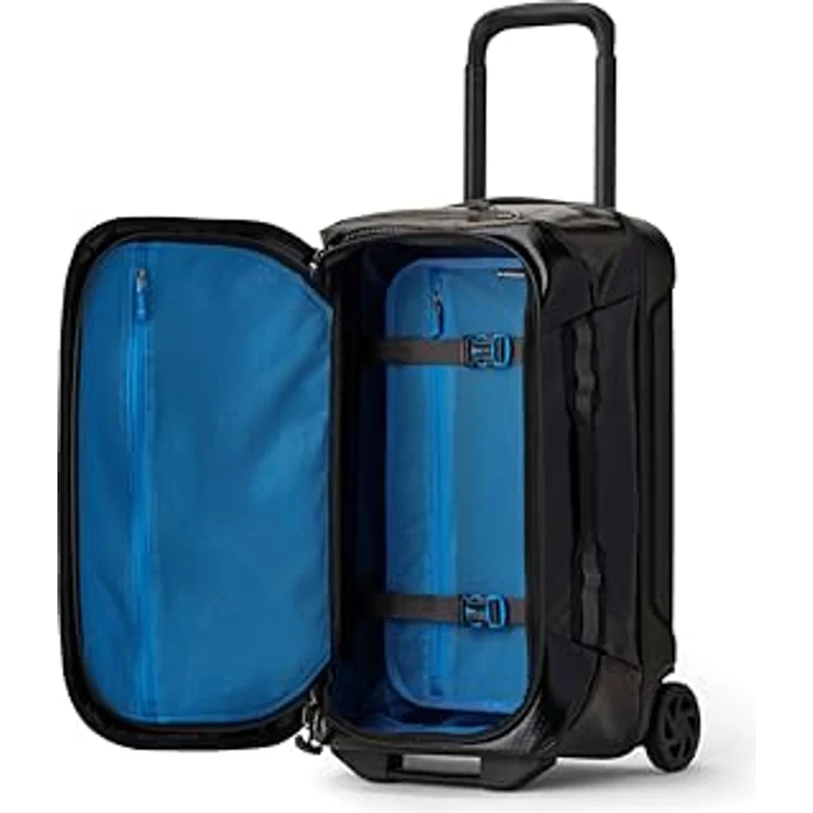 Gregory Alpaca Wheeled Duffel, Koffer für Reisende mit 40 l Volumen, Schwarz, interne Trennwände für optimales Packen – Bild 5