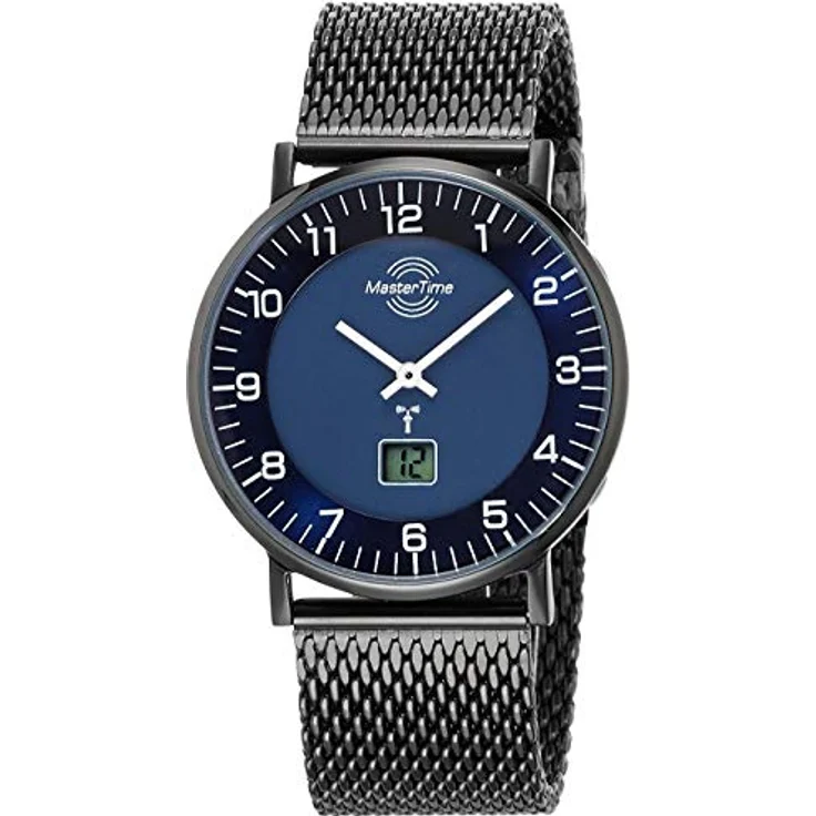 Master Time Funk Quarz Herren Uhr Analog-Digital mit Edelstahl Armband MTGS-10559-32M – Bild 3