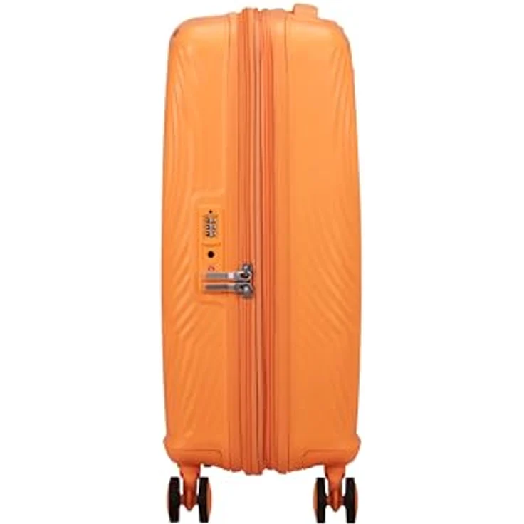 American Tourister Mickey Magic Handgepäckkoffer 55 x 40 x 20/23 cm, Hartschalen Kabinentrolley mit TSA-Schloss, 37/44 L, orange (Mickey Peachy Orange) – Bild 3