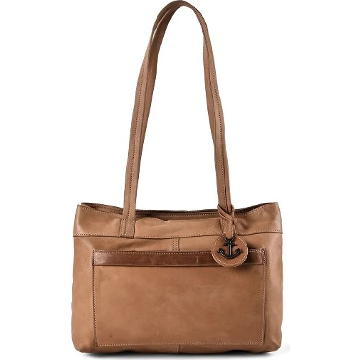 Harbour 2nd Urban Poets Zea Shopper Tasche, 100% Leder, 33 cm, braun