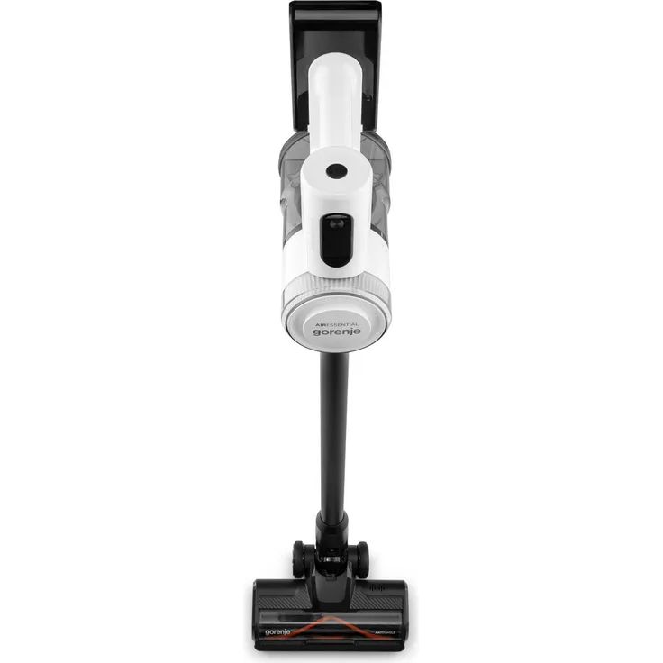 Gorenje AIR ESSENTIAL SVC222230AEW, Akku Staubsauger mit AntiTangle Multi-Bodendüse, 2-in-1 Staubbürste und Schnellparkposition, Weiß