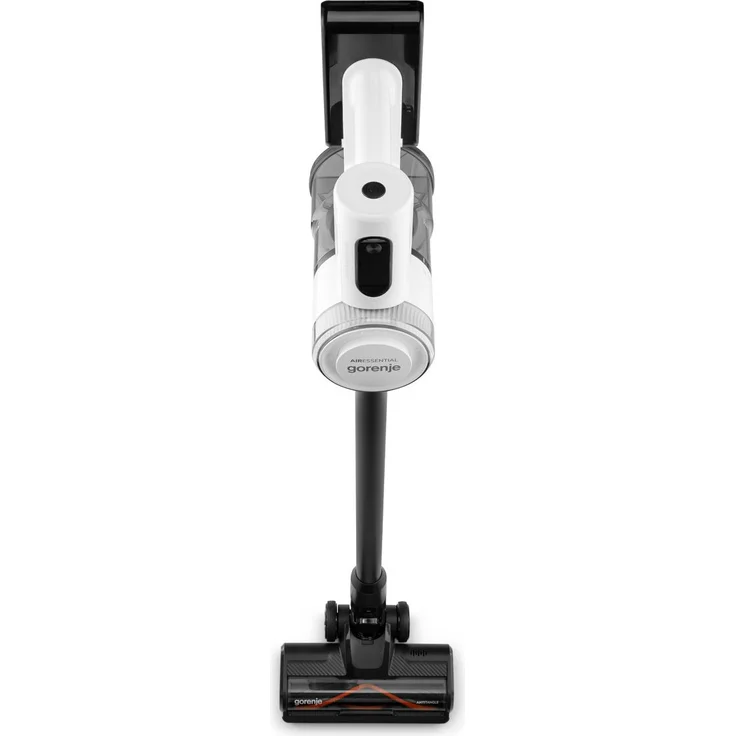 Gorenje AIR ESSENTIAL SVC222230AEW, Akku Staubsauger mit AntiTangle Multi-Bodendüse, 2-in-1 Staubbürste und Schnellparkposition, Weiß