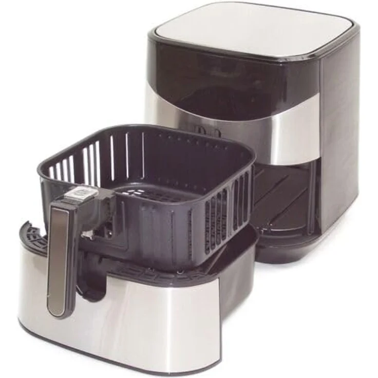Apex Heißluftfritteuse XL Edelstahl 1700W mit 8 voreingestellten Backprogrammen – Bild 4