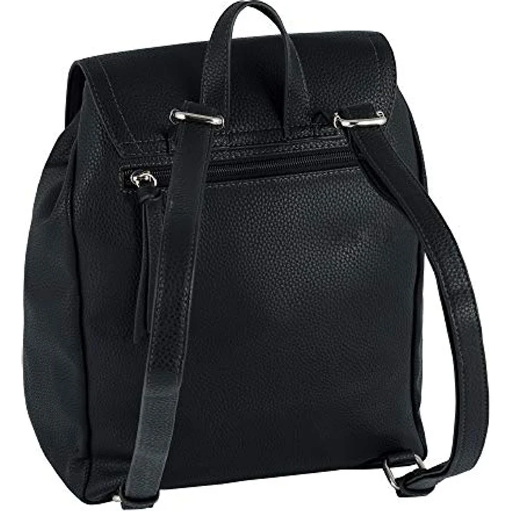 Tom Tailor Tinna City Rucksack, 32 cm, schwarz, 100% Polyurethan, 26 cm x 13 cm x 32 cm – Bild 2