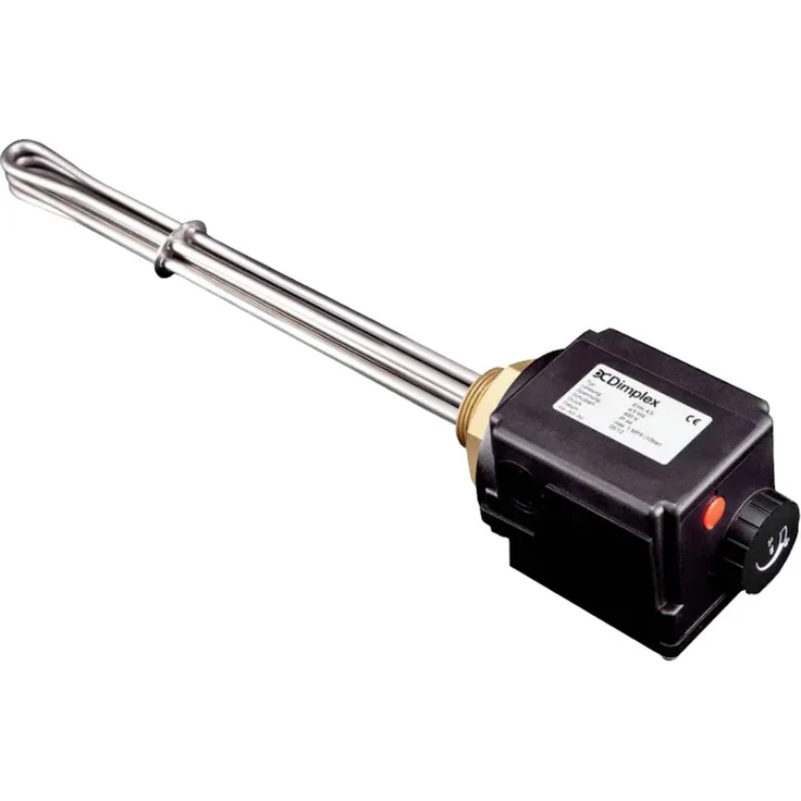 Glen Dimplex 366810 Einschraubheizkörper, elektrischer Heizkörper mit Temperaturregler und IP 44 Schutzart