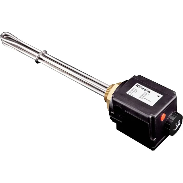 Glen Dimplex 366810 Einschraubheizkörper, elektrischer Heizkörper mit Temperaturregler und IP 44 Schutzart