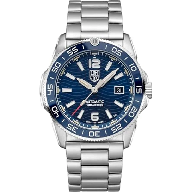 Luminox Pacific Diver Automatische Taucheruhr, 42 mm, Blau, Casual - Robuste Konstruktion, Selbstbetriebene Beleuchtung, Wasserdichtigkeit bis zu 200 Metern, Saphirglas, vielseitiges Design – Bild 1