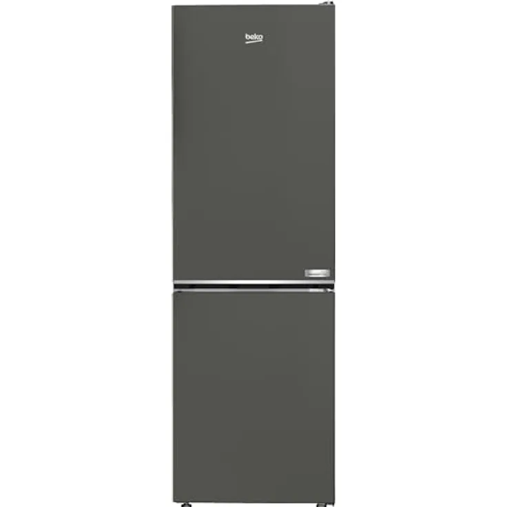 Beko B5RCNA365HG freistehende Kühl-/Gefrierkombination, NoFrost, AeroFlow, HarvestFresh, Urlaubsmodus, 3 Gefrierschubladen, Manhattan Gray
