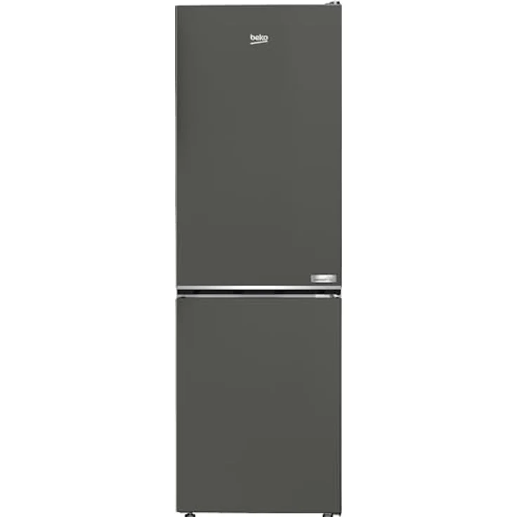 Beko B5RCNA365HG freistehende Kühl-/Gefrierkombination, NoFrost, AeroFlow, HarvestFresh, Urlaubsmodus, 3 Gefrierschubladen, Manhattan Gray – Bild 1