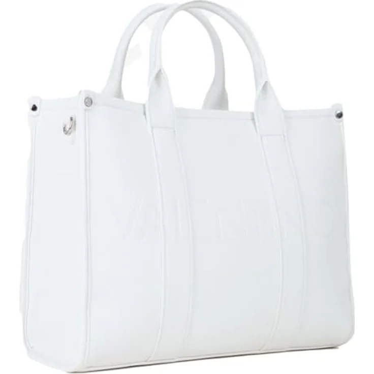 VALENTINO BAGS Shopper Shopping Bag, Bianco (weiß), mit Logo-Prägung und genügend Stauraum – Bild 3