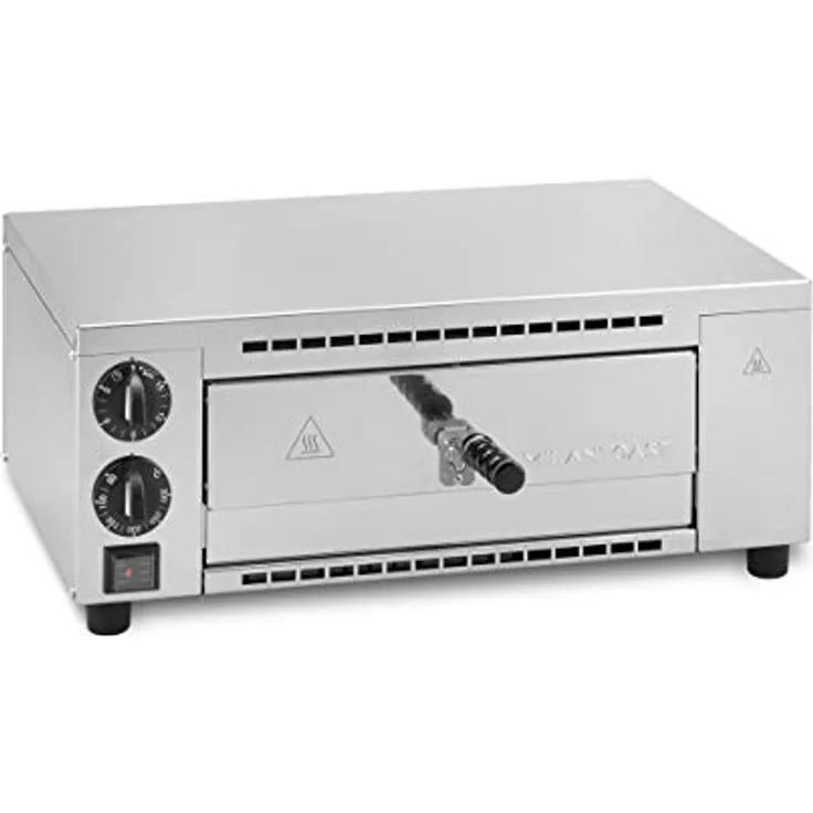 Milan Toast - Pizzaofen mit 2 Schubladen, 35 cm, r.q. 220-240 V, 3,30 kW, Edelstahl