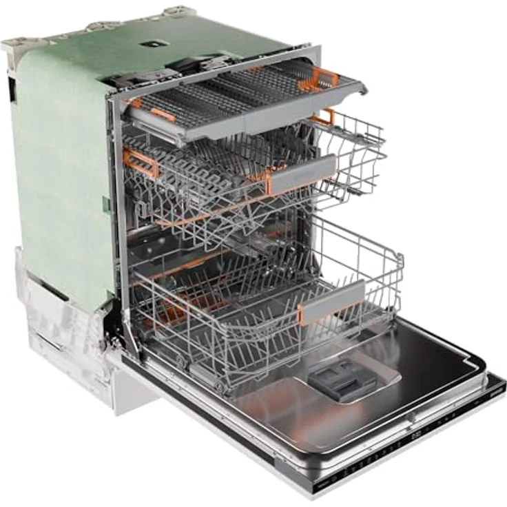 Gorenje GV663A66 Geschirrspüler, vollintegrierbar mit Nachtwäsche- & Gläserprogramm, Eco-Programm und automatischer Türöffnung, Aqua-Stop-Überlaufschutz – Bild 5
