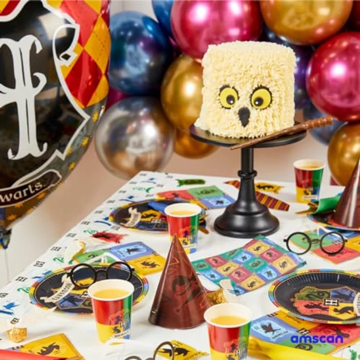 amscan Harry Potter Hogwarts 8 Teller – Bild 3