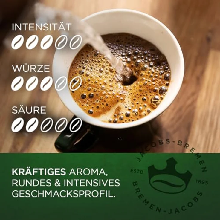 Jacobs Professional Krönung Löslicher Bohnenkaffee, 500g, Instant Kaffee, kräftiges Aroma und rundes Geschmacksprofil – Bild 3