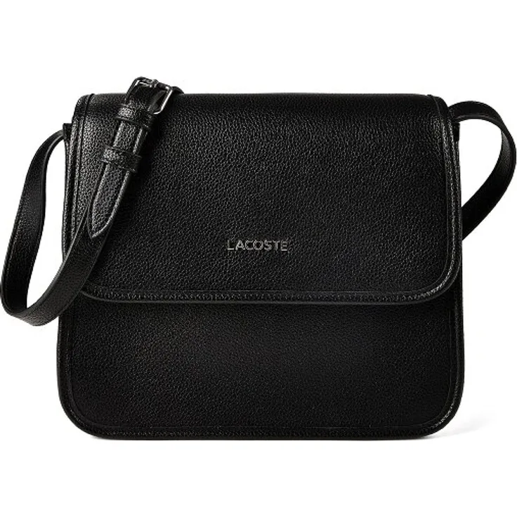 Lacoste Lacoste Elegance Umhängetasche, 24 cm x 9 cm x 19 cm, schwarz aus 100% Polyurethan