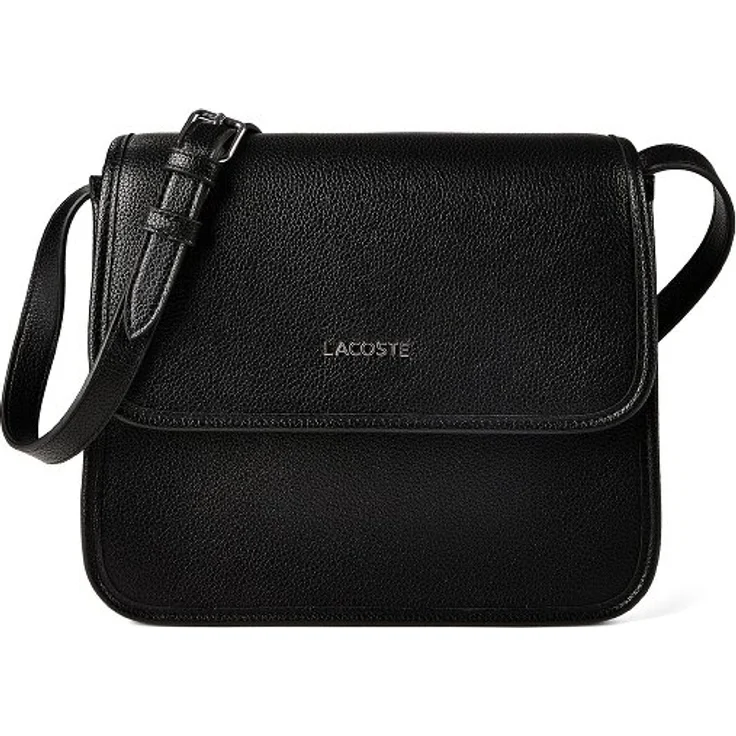 Lacoste Lacoste Elegance Umhängetasche, 24 cm x 9 cm x 19 cm, schwarz aus 100% Polyurethan