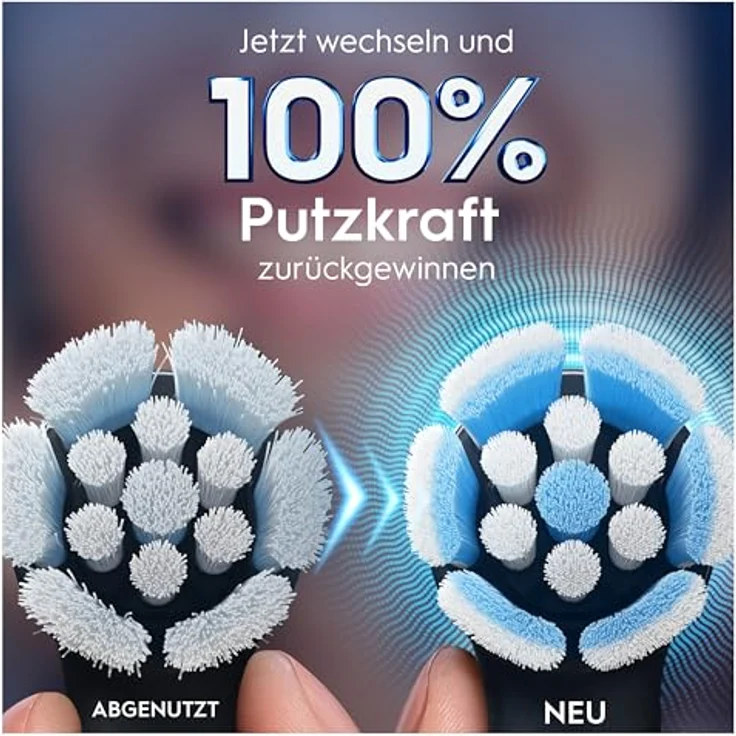 Oral-B Aufsteckbürsten Oral-B iO Sanfte Reinigung, fortschrittliche Plaque-Entfernung, für empfindliches Zahnfleisch, 2er Pack – Bild 6