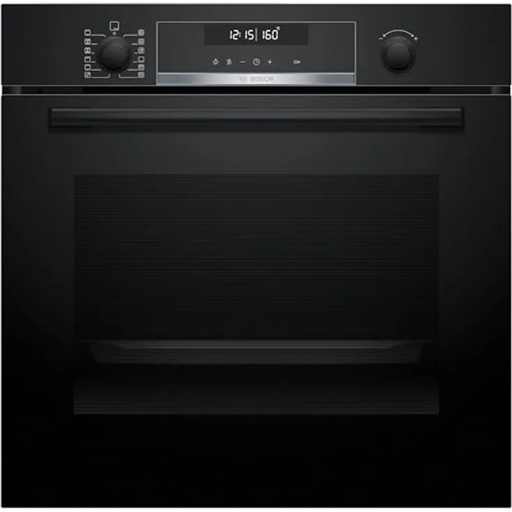 Bosch HBG578BB3, Serie 6 Einbau-Backofen mit Pyrolyse-Selbstreinigung, Air Fry Funktion und 3D-Heißluftfunktion, schwarz