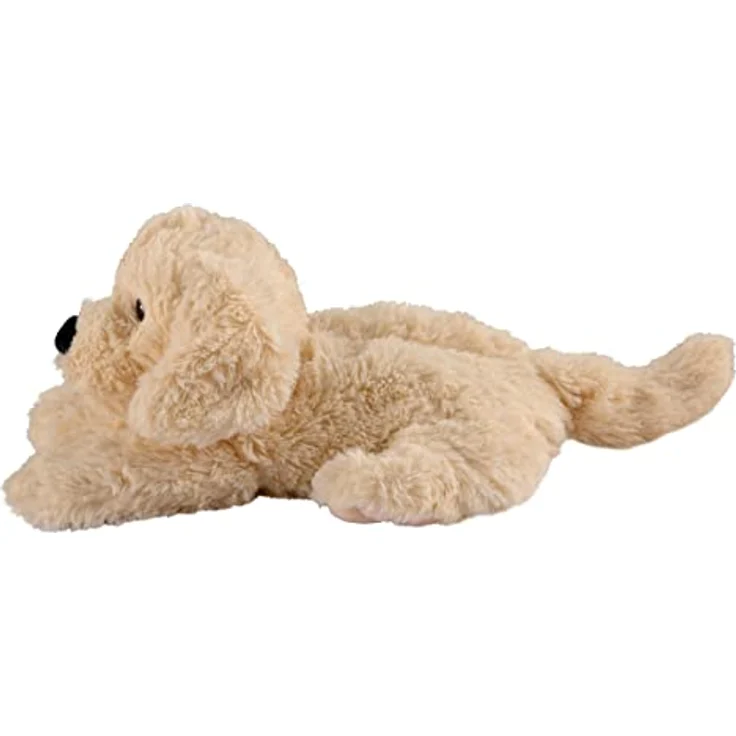 Warmies Wärmekissen/Stofftier''Golden Retriever'' herausnehmbare Hirse Lavendelfüllung 35cm 750g, Beige – Bild 3