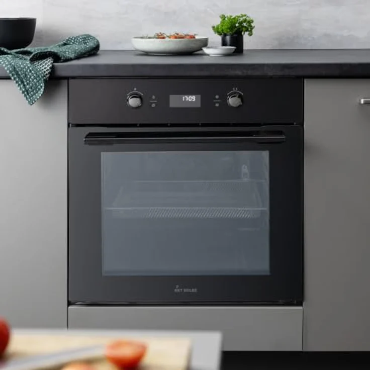KKT KOLBE BO8015FB Pyrolyse Einbaubackofen 60 cm, 70L, Full-Black-Design, 3,2 kW, Pizzafunktion, Selbstreinigung, Umluft, Heißluft, 4-fach Wärmeschutzverglasung – Bild 13