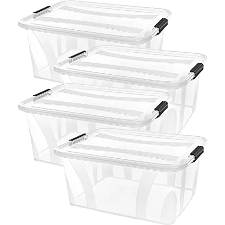 Siena Home Aufbewahrungsbox 21l 4 er Set Anzio