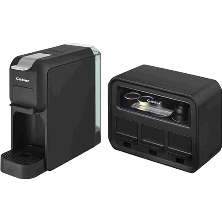 Catler Espressomaschine ES 721, automatischer Kaffeevollautomat, Schwarz – Bild 2
