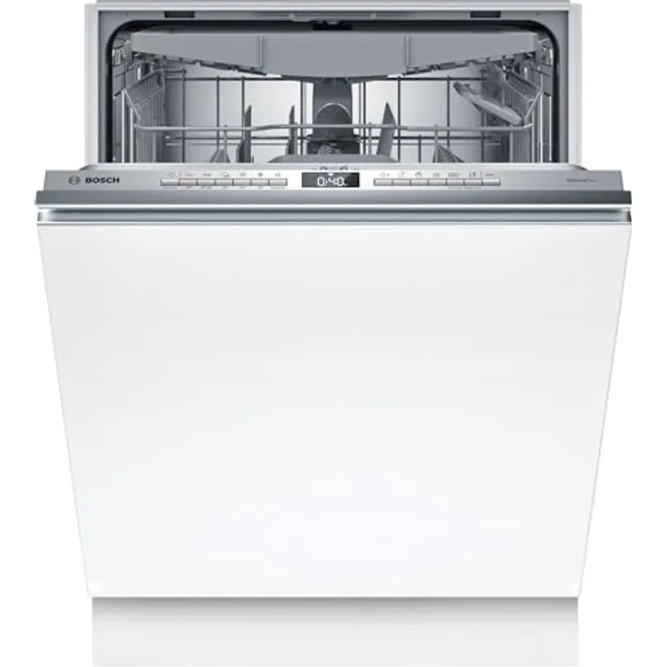 Bosch SMV4EVX08E Serie 4 Vollintegrierter Geschirrspüler 60 cm, Leise, Rackmatic, Automatische Türöffnung, AquaStop, InfoLight, Energieklasse B