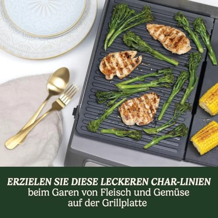 Cuisinart PL50E Tischgrill, Metall, Anthrazit – Bild 5