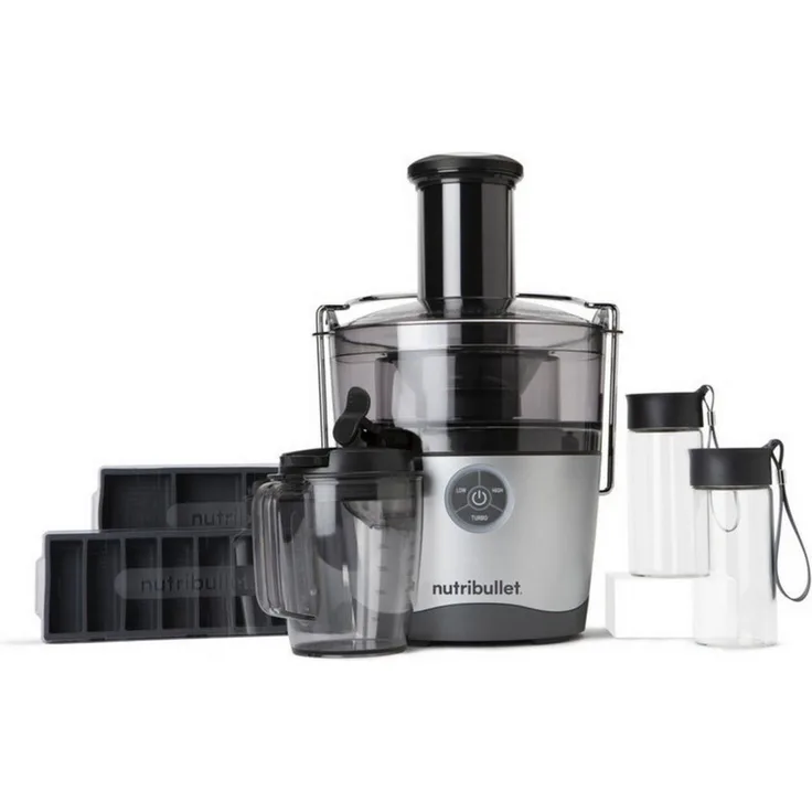 nutribullet Entsafter Pro NBJ200G, 1000 Watt Entsafter mit 3 Geschwindigkeitsstufen und 800ml Saftkrug