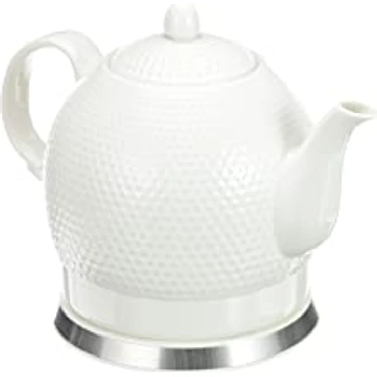 CONPT Hausgeräte Concept Golf RK0050 Elektrischer Wasserkocher Drahtlose Keramik Krug 3D-Golfball-Design 1.2L 1000 W, Ceramic, 1.2 liters – Bild 13