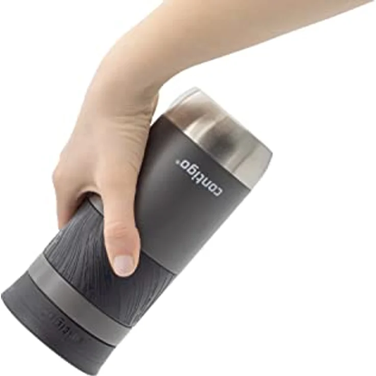 CONTIGO BYRON STAINLESS Trinkflasche, 470 ML, Edelstahl, mit Thermobecher – Bild 10
