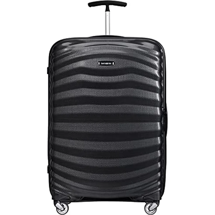 Samsonite Lite-Shock - Spinner M Koffer, 69 cm, 73 L, 4 Rollen , Schwarz (Black) – Bild 2
