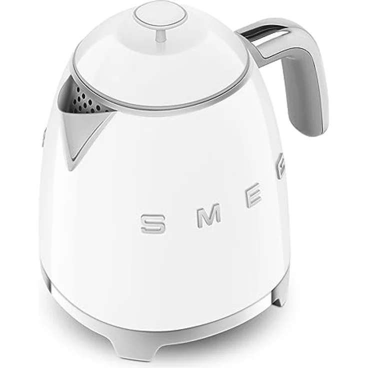 Smeg KLF05WHEU Wasserkocher Mini 50's Style, 1400W, 0,8 L, Kunststoff, Wasserstandsanzeige, weiß – Bild 3
