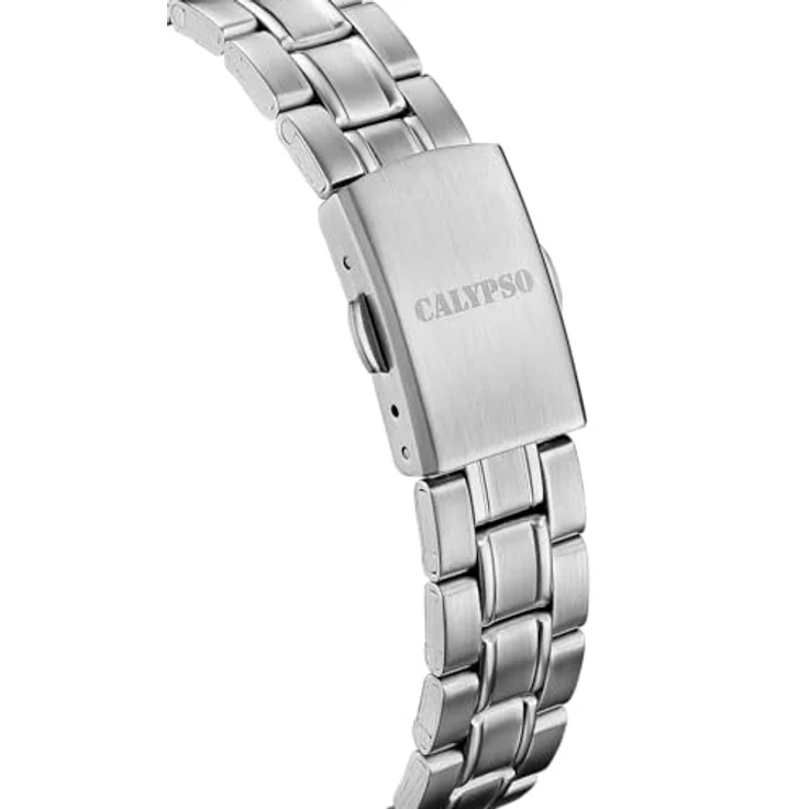 CALYPSO WATCHES Quarzuhr Basic K5867/2, Damenuhr mit silberfarbenem Edelstahlarmband, analog, wasserdicht bis 5 bar, 32 mm Gehäusedurchmesser – Bild 2
