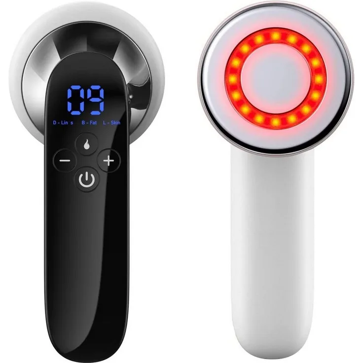 COOL-i ® Massagegerät 6in1 Cellulite-Massagegerät mit Ultraschall-Kavitation, Körperformung für Bauch, Taille, Arme, Beine, Hüften - perfektionieren